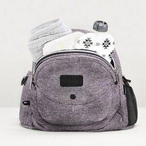Heathered Purple Kids Belt by Tushbaby